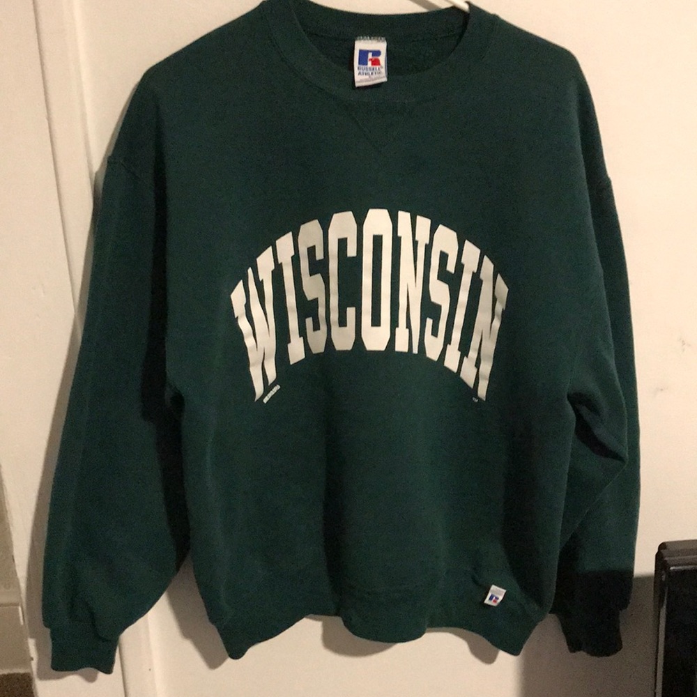 RUSSELL ATHLETIC WISCONSIN CREW NECK